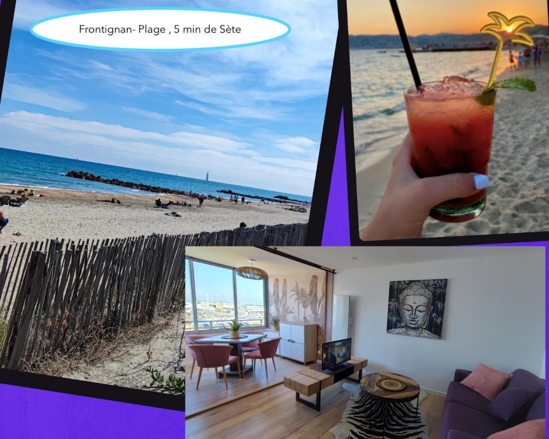 La Perle Bleue, 100 M De La Plage, Parking, Wifi Frontignan Exterior photo